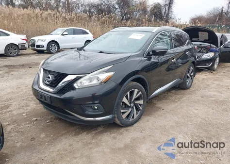 2015 Nissan Murano Platinum from USA, damaged, VIN 5N1AZ2MH5FN239217